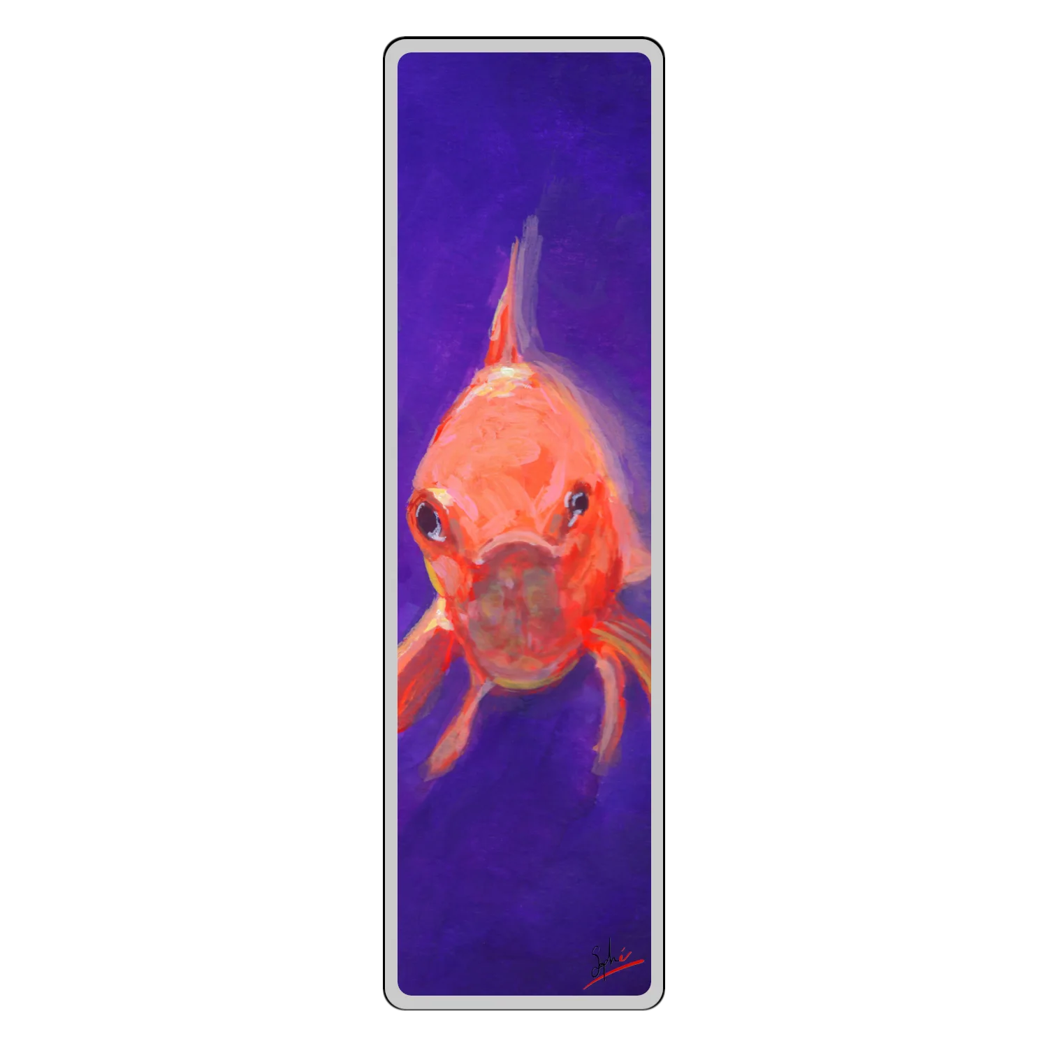 Signet de Trois Poissons Rouges par Sophe
