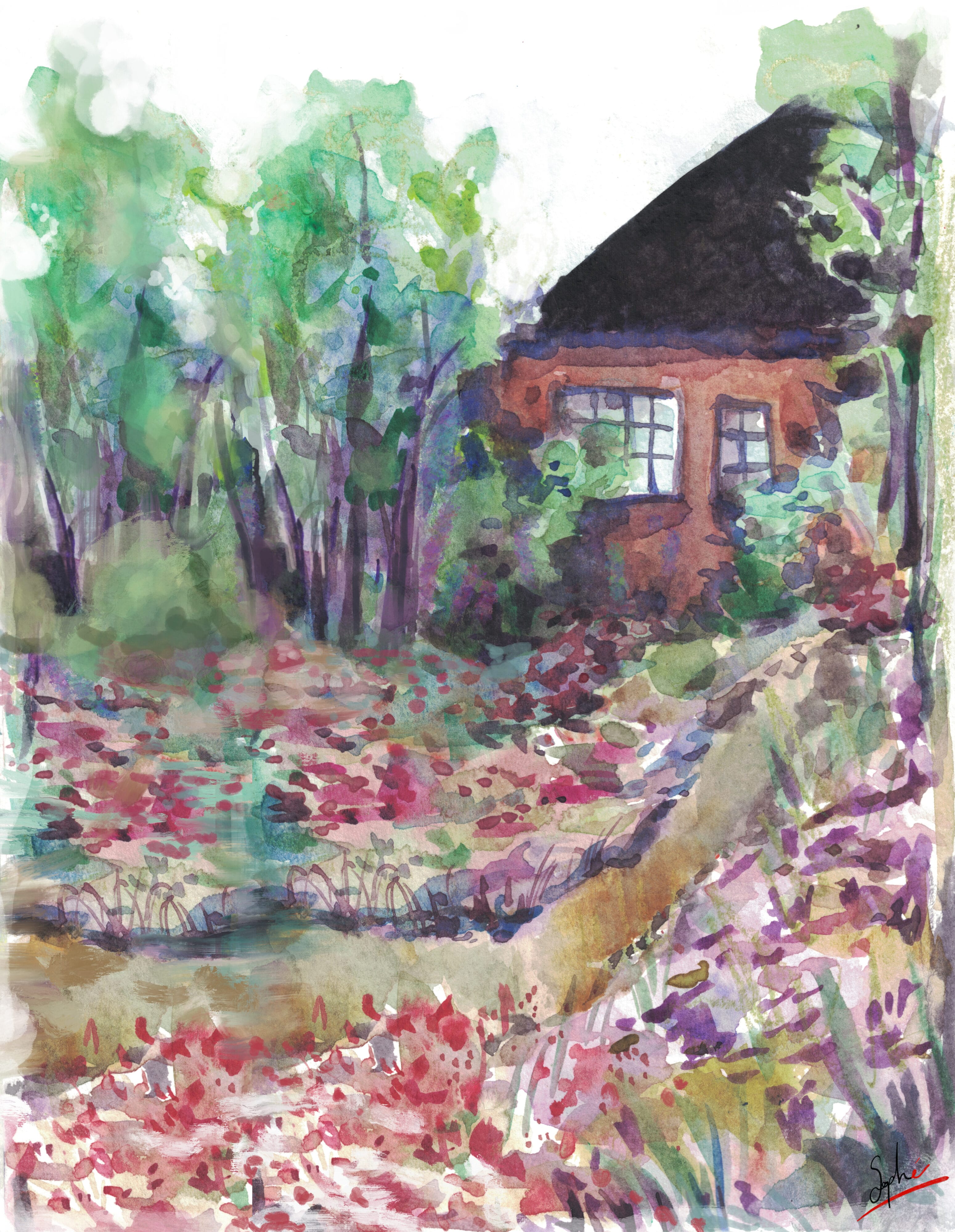 Maison secrète par Sophé