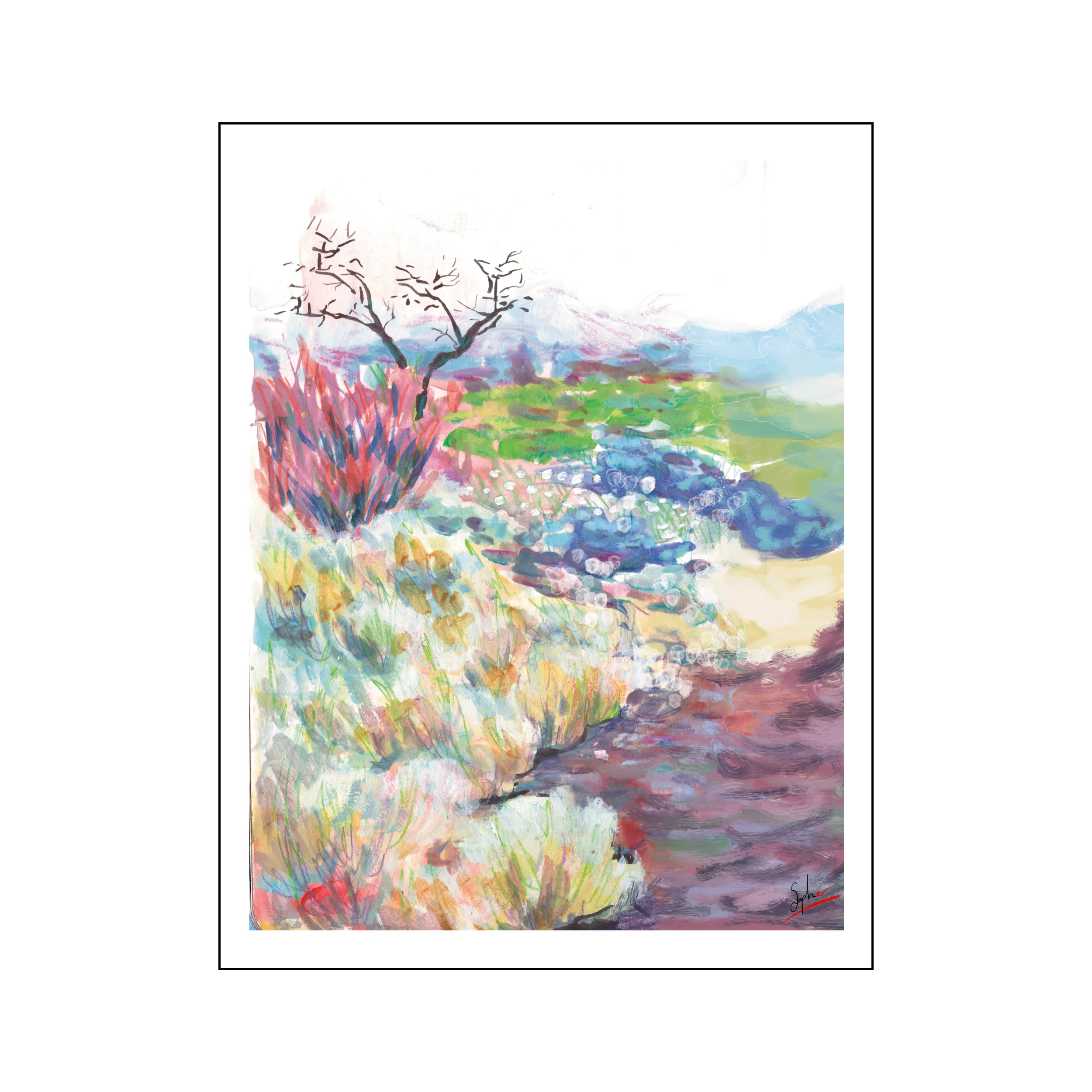 Champ printanier par Sophé