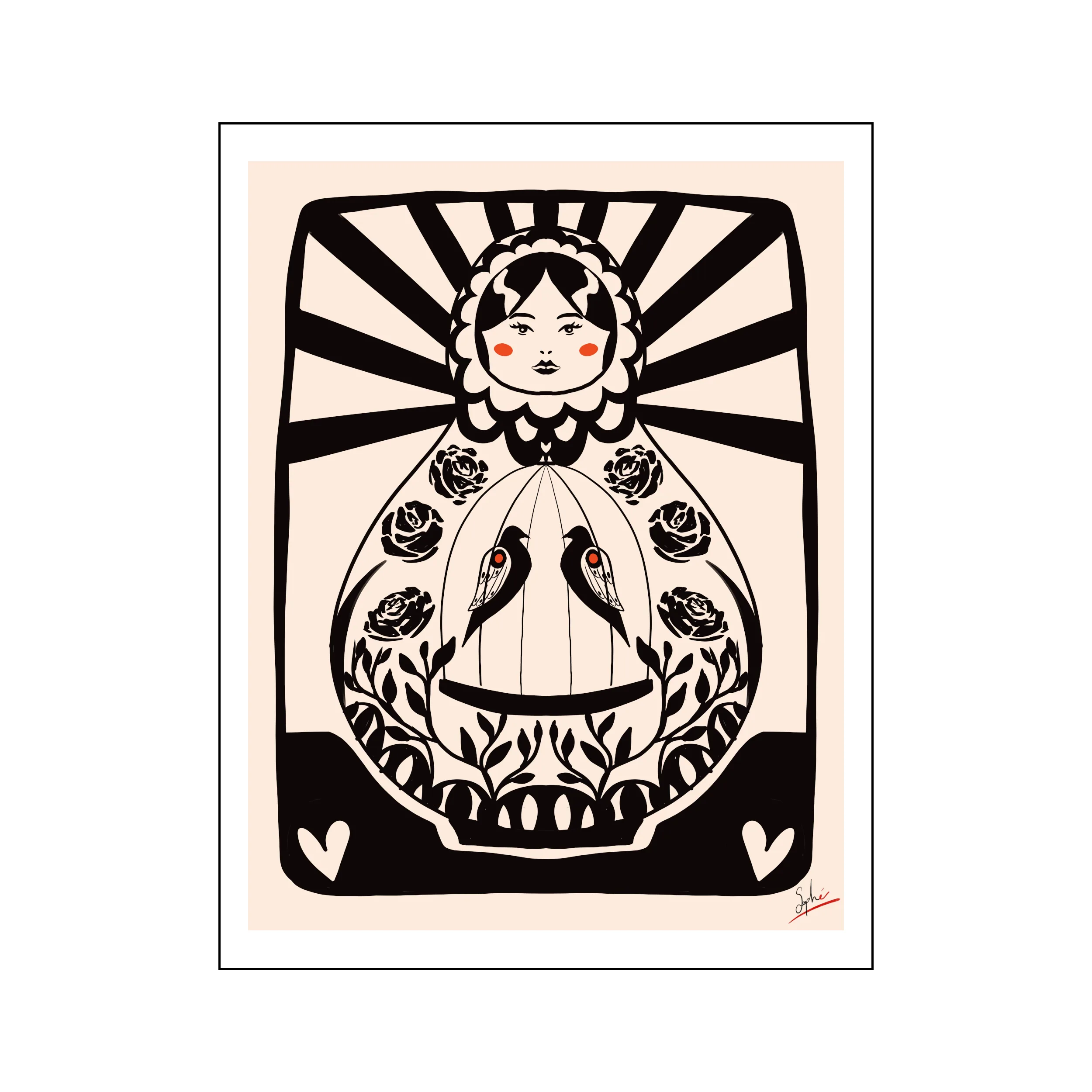 Poupée russe par Sophé