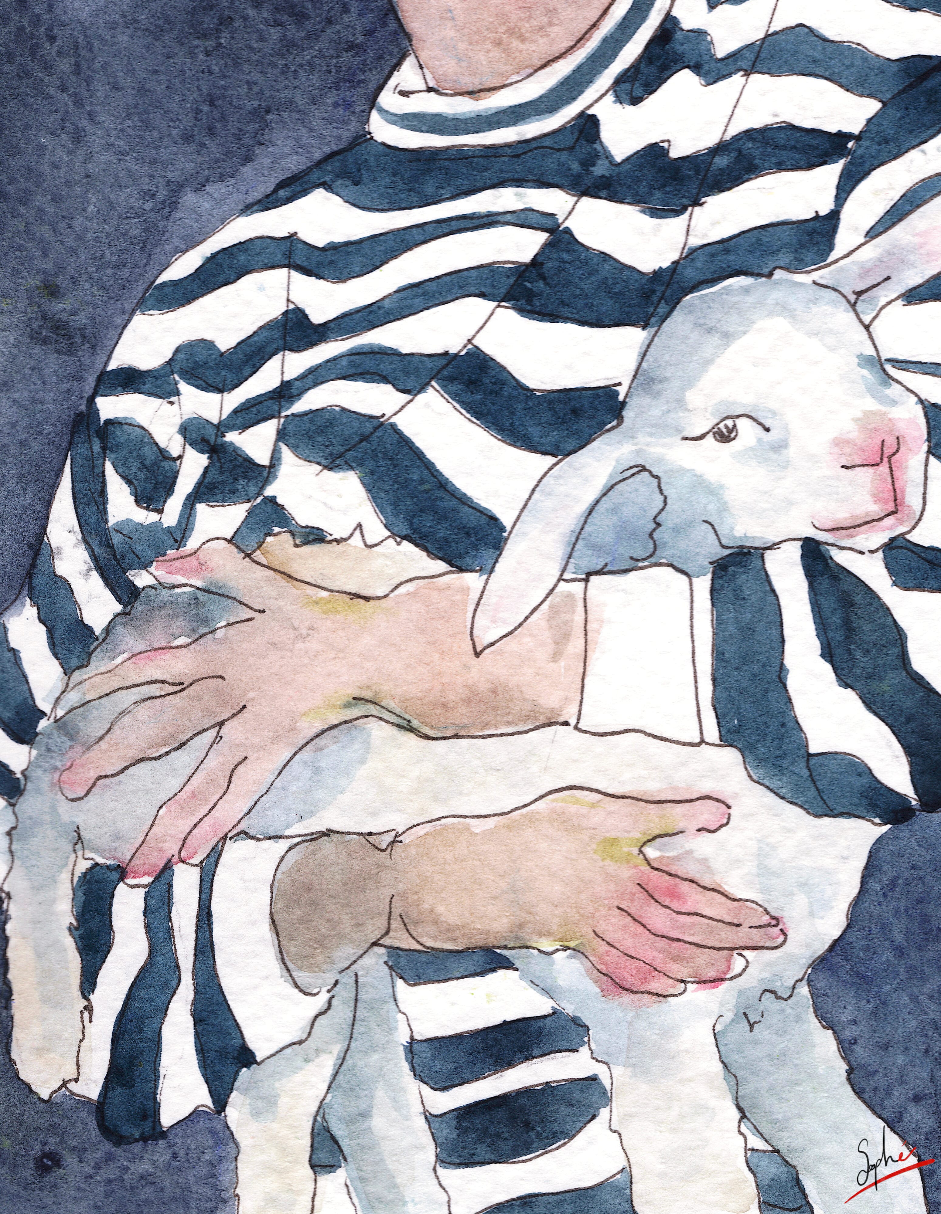 Brebis bien confortable par Sophé