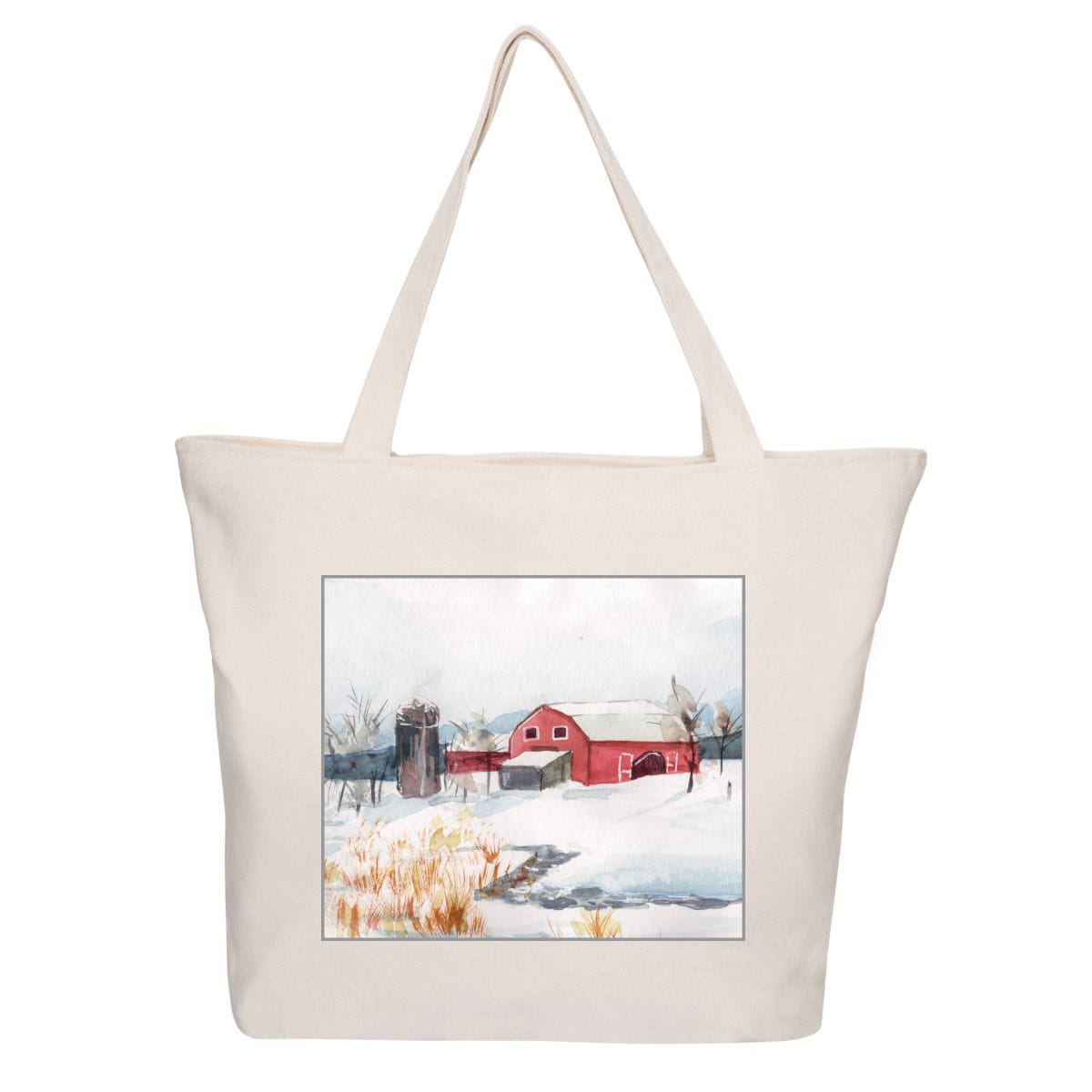 Grange en hiver par Sophé