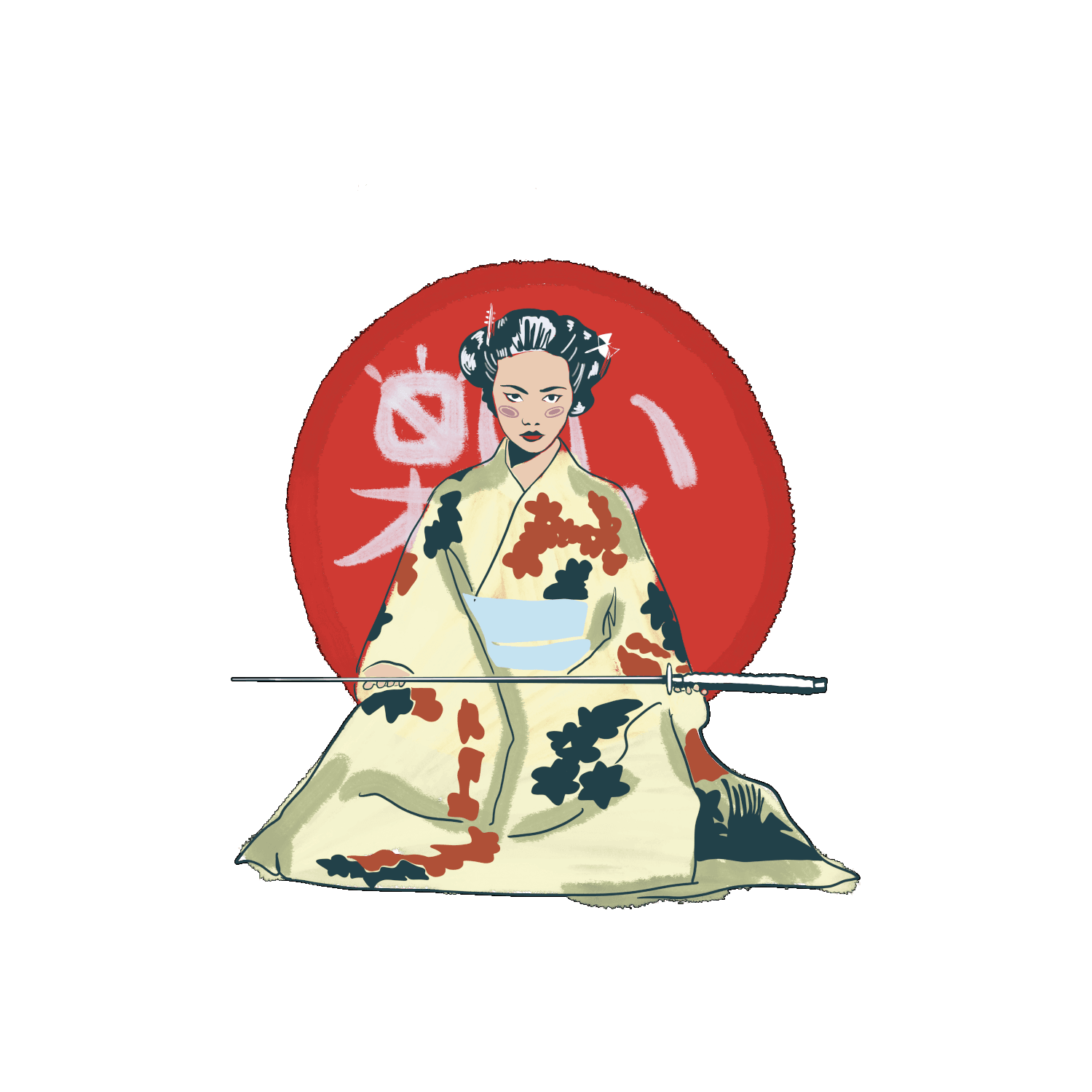 Samurai Chick par Sophé
