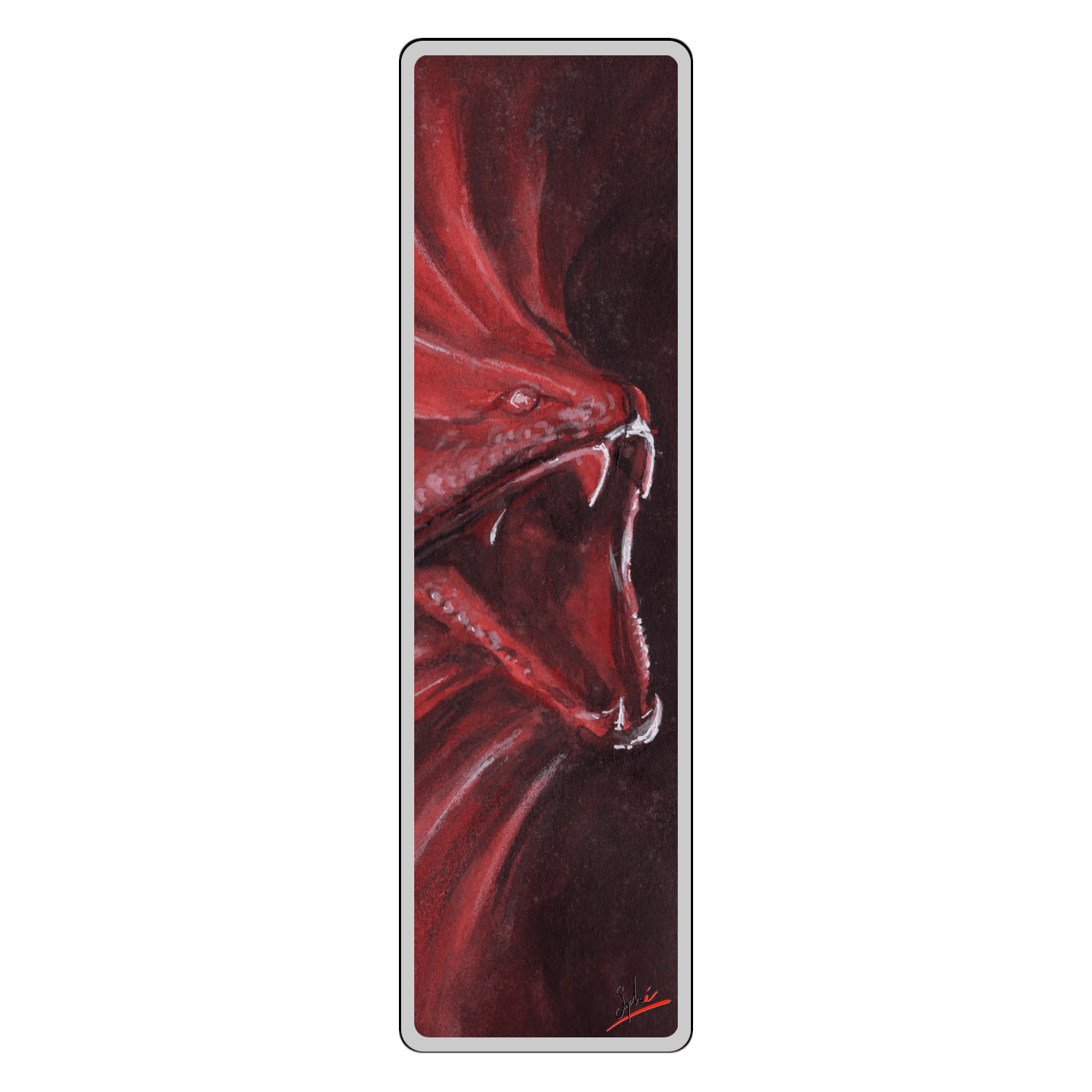Serpent rouge par Sophé