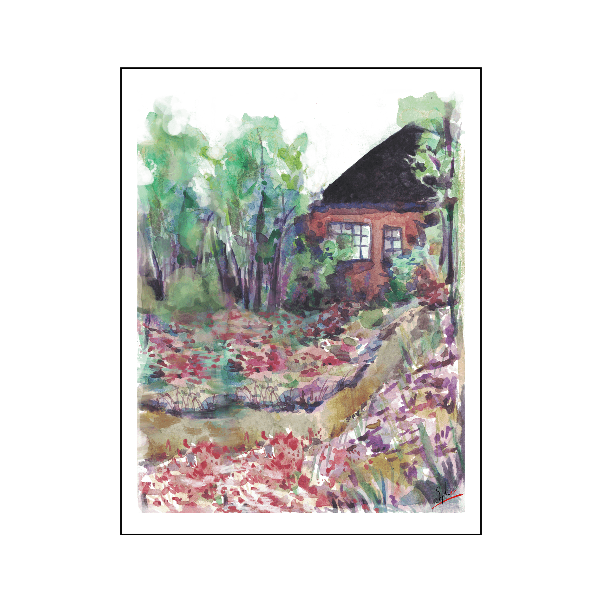 Maison secrète par Sophé