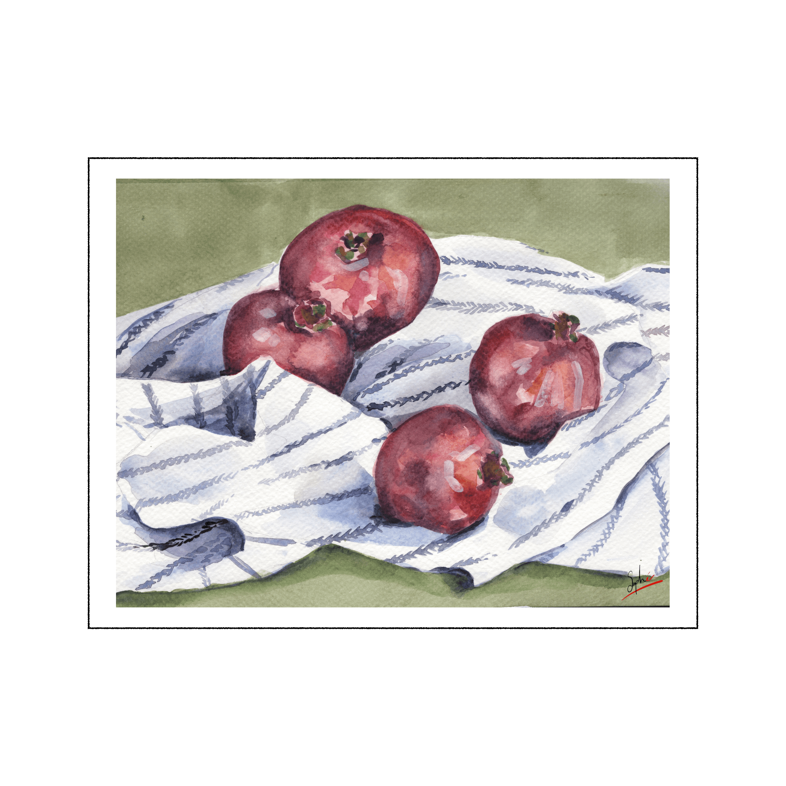Pomme grenade par Sophé