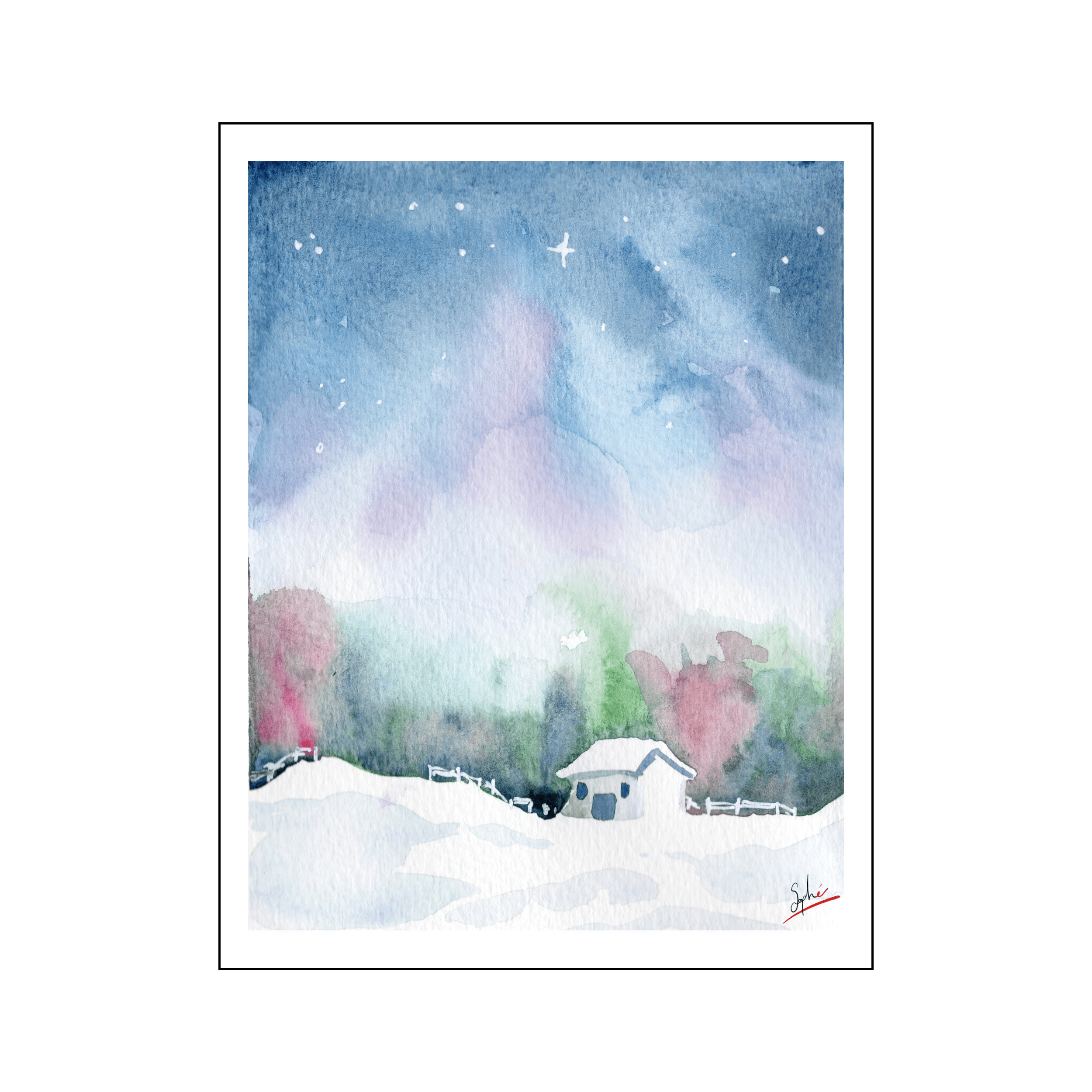 Ciel étoilé par Sophé