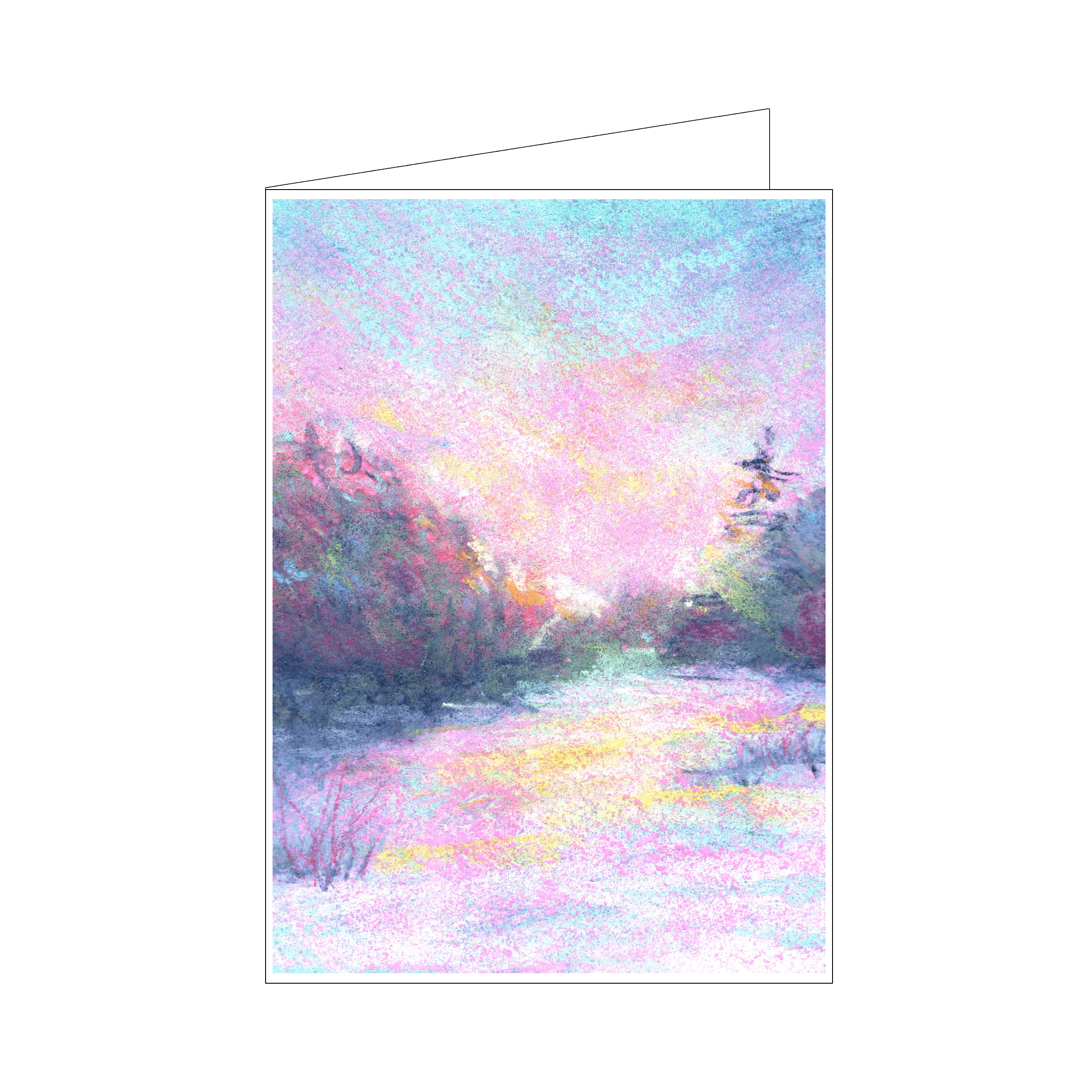 Hiver rosé par Sophé