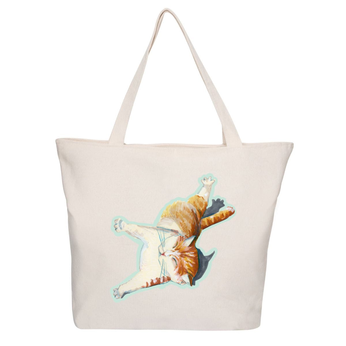 Chat en étirement par Sophé