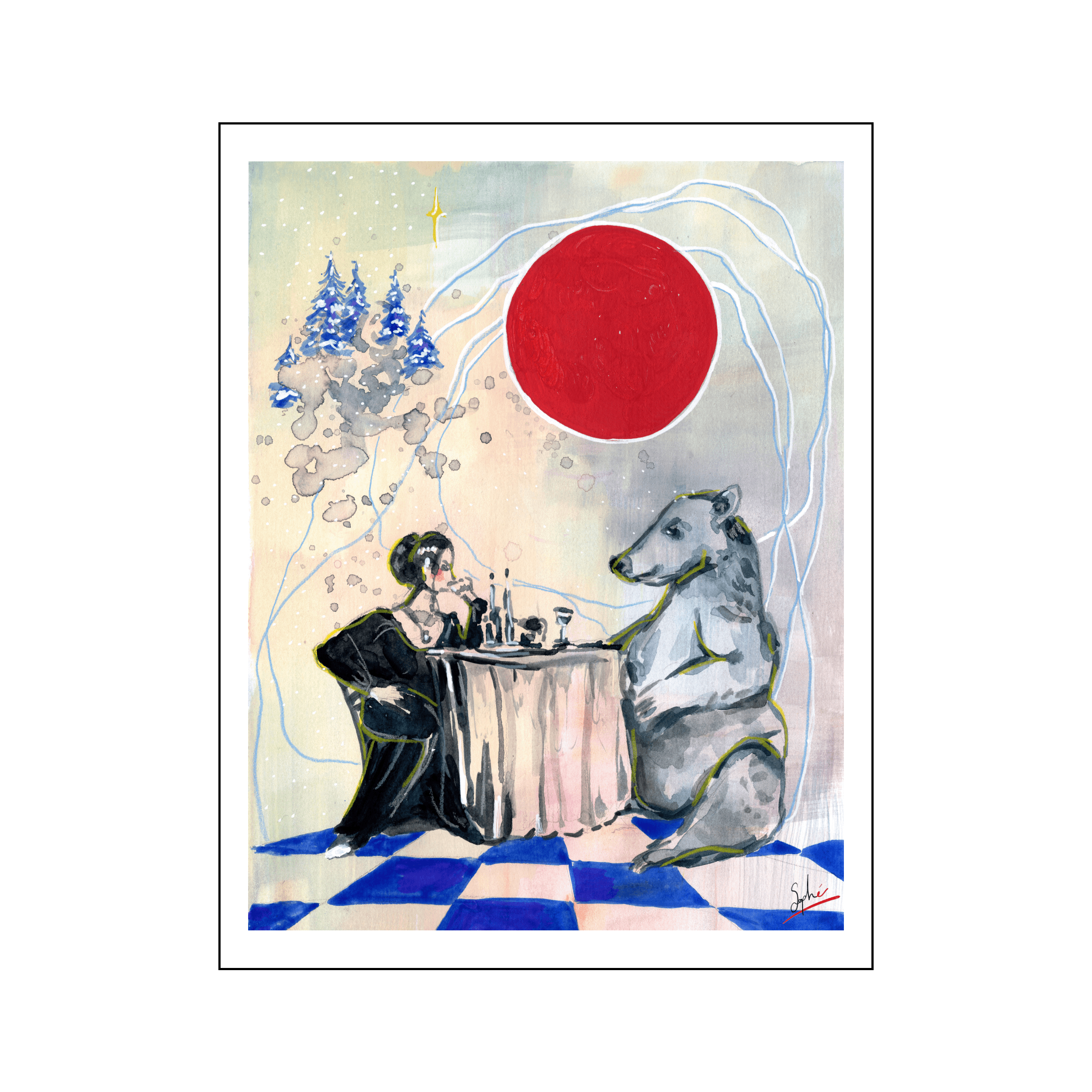 L'Ours ou l'Homme par Sophé