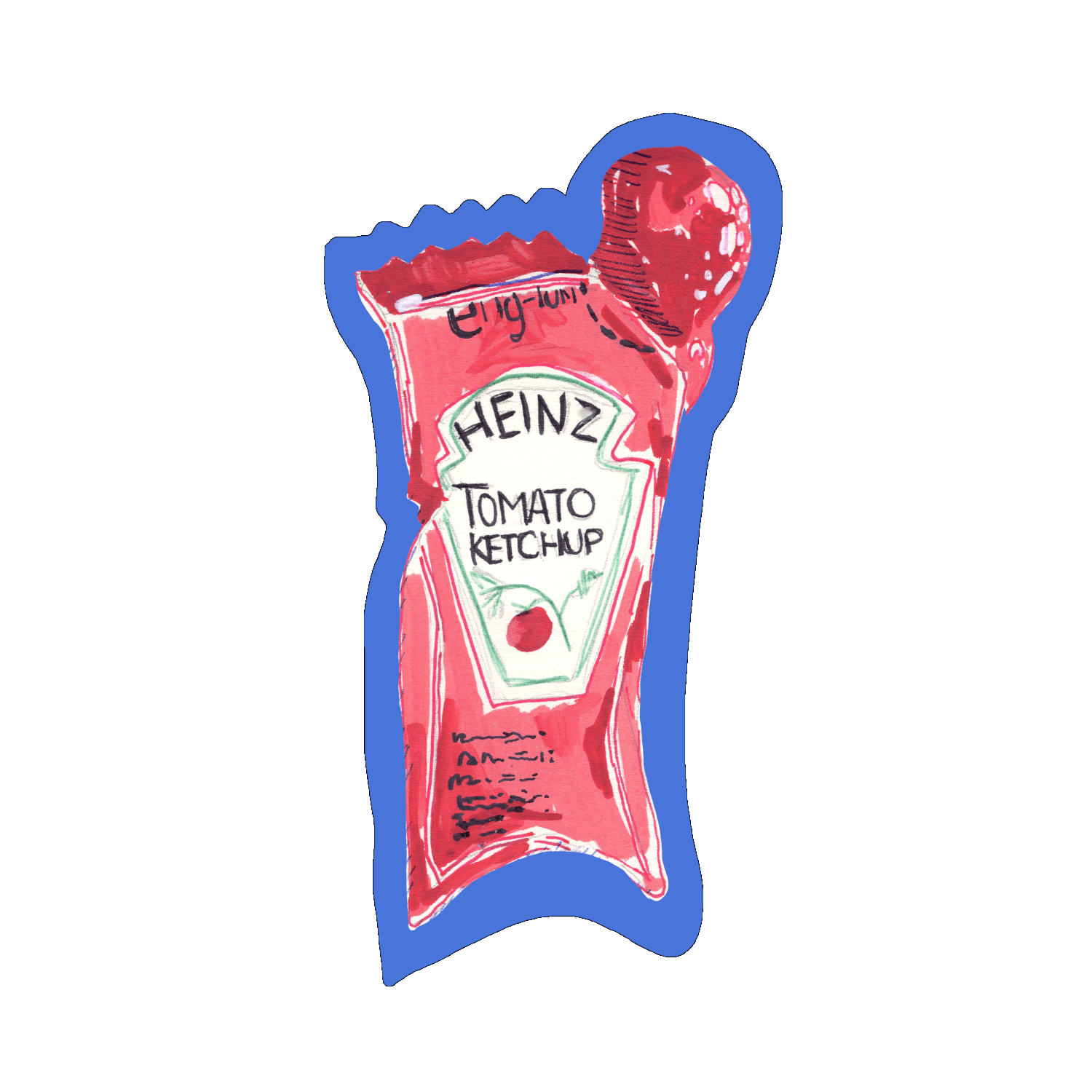 Sachet de Ketchup par Sophé