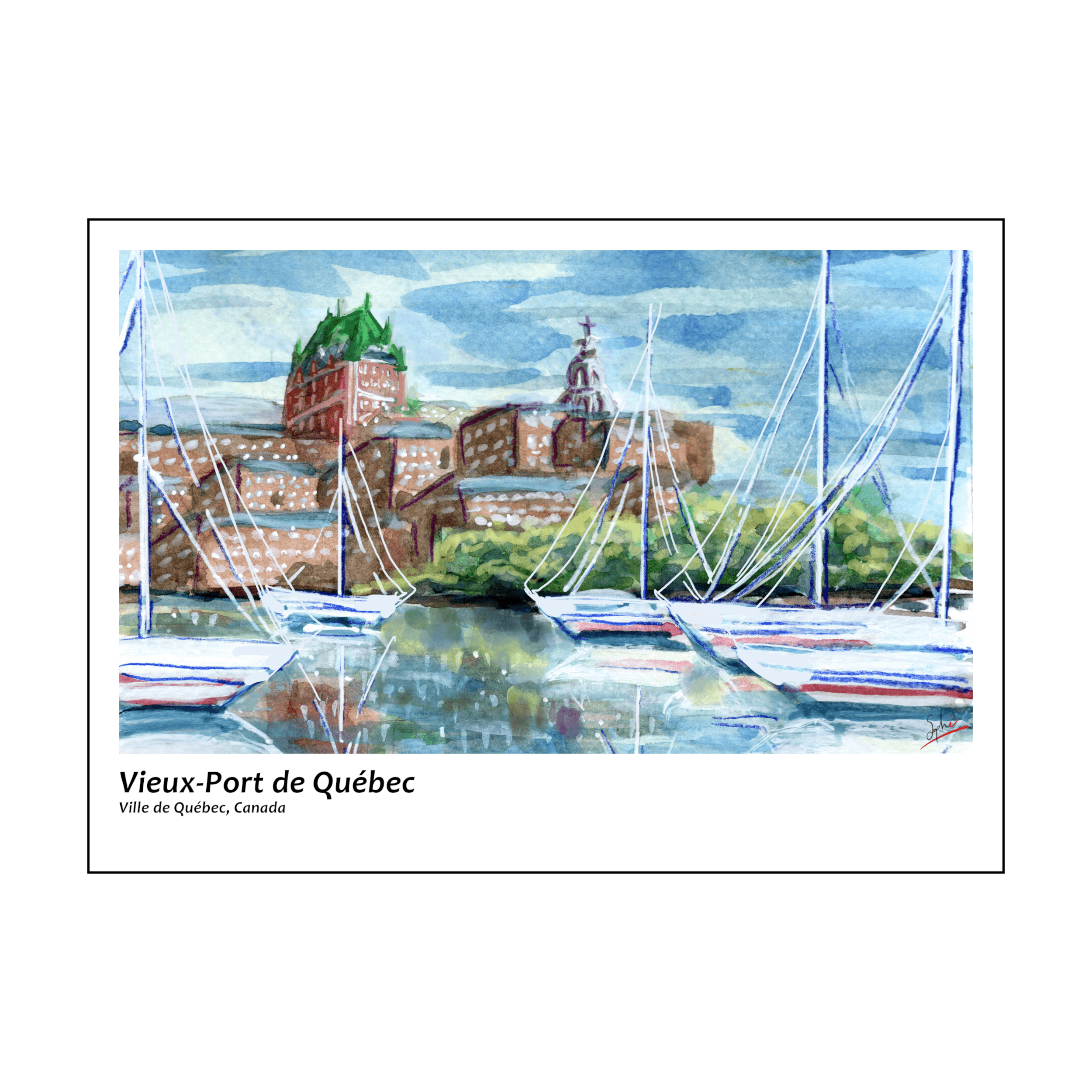 Vieux-Port de Québec par Sophé