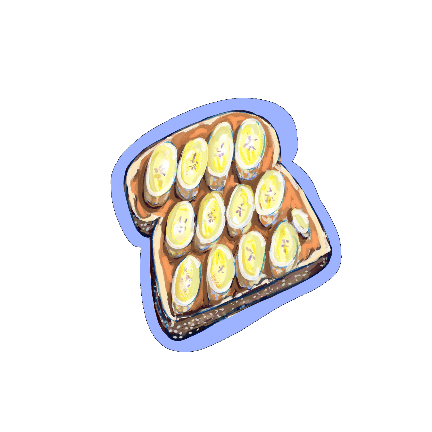 Toast bananes par Sophé